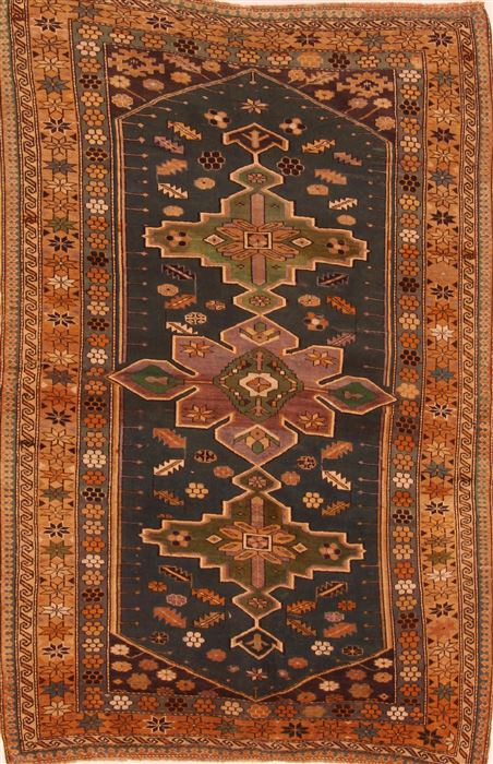 Shirvan Brown Hand Knotted 41 X 61 Area Rug 253-27223 Image 0