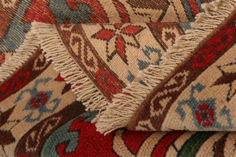 Shirvan Red Hand Knotted 34 X 511 Area Rug 253-27225 Image 4