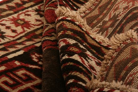 Kazak Multicolor Square Hand Knotted 49 X 55 Area Rug 253-27231 Image 3