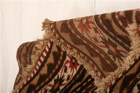 Kazak Multicolor Square Hand Knotted 49 X 55 Area Rug 253-27231 Image 4