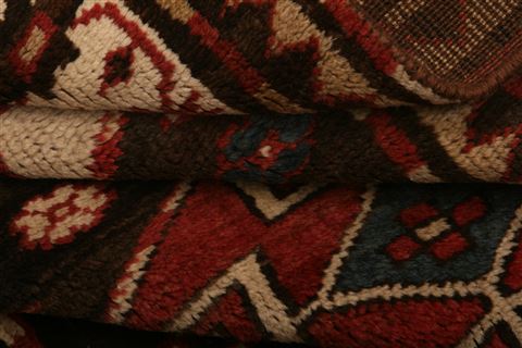 Kazak Multicolor Square Hand Knotted 49 X 55 Area Rug 253-27231 Image 5