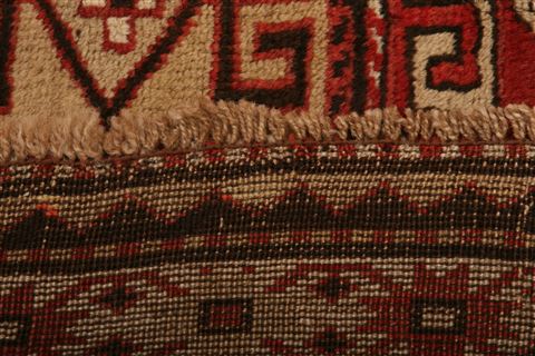 Kazak Multicolor Square Hand Knotted 49 X 55 Area Rug 253-27231 Image 7