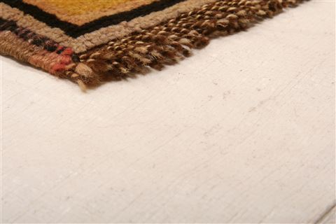 Shirvan Brown Hand Knotted 37 X 67 Area Rug 253-27232 Image 1