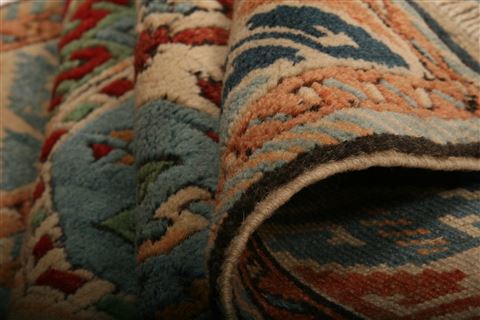 Shirvan Blue Hand Knotted 37 X 64 Area Rug 253-27233 Image 3