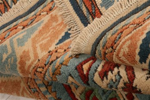Shirvan Blue Hand Knotted 37 X 64 Area Rug 253-27233 Image 4