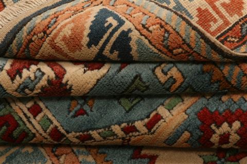 Shirvan Blue Hand Knotted 37 X 64 Area Rug 253-27233 Image 5