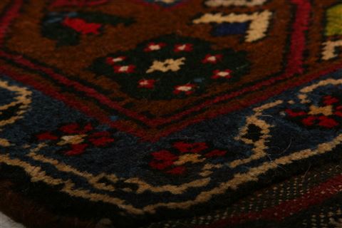 Kazak Red Runner Hand Knotted 35 X 69 Area Rug 100-27234 Image 8