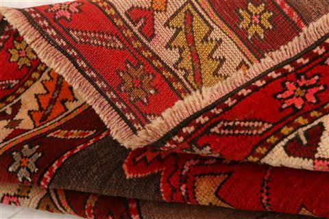 Karabakh Red Hand Knotted 41 X 73 Area Rug 253-27235 Image 4