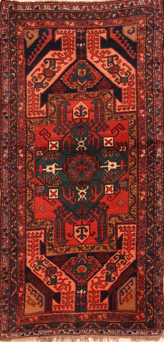 Kazak Red Hand Knotted 40 X 81 Area Rug 253-27236 Image 0