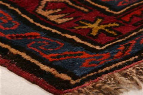 Kazak Red Hand Knotted 40 X 67 Area Rug 100-27240 Image 8