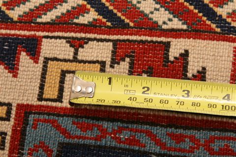 Shirvan Blue Hand Knotted 28 X 411 Area Rug 253-27242 Image 7