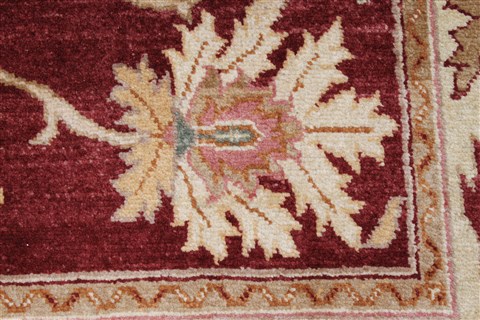 Pishavar Beige Hand Knotted 47 X 72 Area Rug 250-27243 Image 10