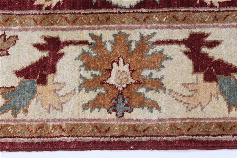 Pishavar Beige Hand Knotted 47 X 72 Area Rug 250-27243 Image 6