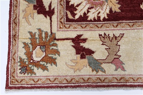 Pishavar Beige Hand Knotted 47 X 72 Area Rug 250-27243 Image 8