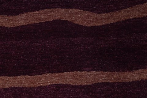 Modern Beige Hand Knotted 47 X 611 Area Rug 250-27244 Image 4