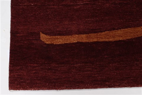 Modern Beige Hand Knotted 47 X 611 Area Rug 250-27244 Image 5