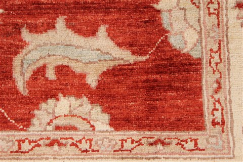 Pishavar Red Hand Knotted 411 X 611 Area Rug 250-27245 Image 10