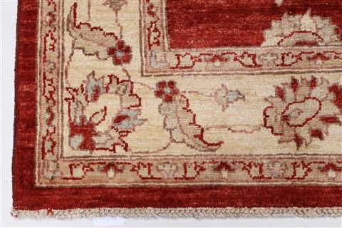 Pishavar Red Hand Knotted 411 X 611 Area Rug 250-27245 Image 7