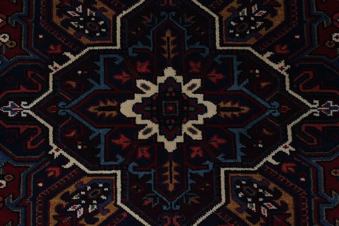 Karajeh Blue Hand Knotted 42 X 63 Area Rug 250-27247 Image 4