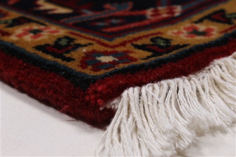 Karajeh Blue Hand Knotted 42 X 63 Area Rug 250-27247 Image 6