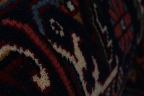 Karajeh Blue Hand Knotted 42 X 63 Area Rug 250-27247 Image 8