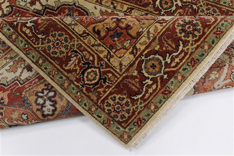 Serapi Brown Hand Knotted 311 X 511 Area Rug 250-27248 Image 4