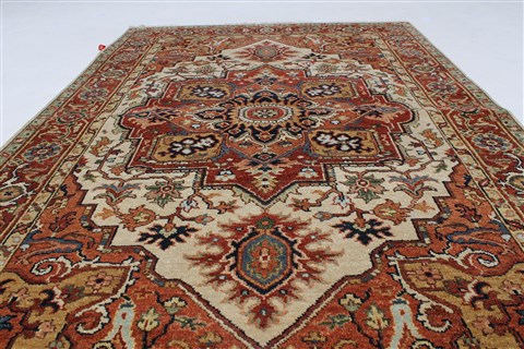Serapi Brown Hand Knotted 311 X 511 Area Rug 250-27248 Image 6