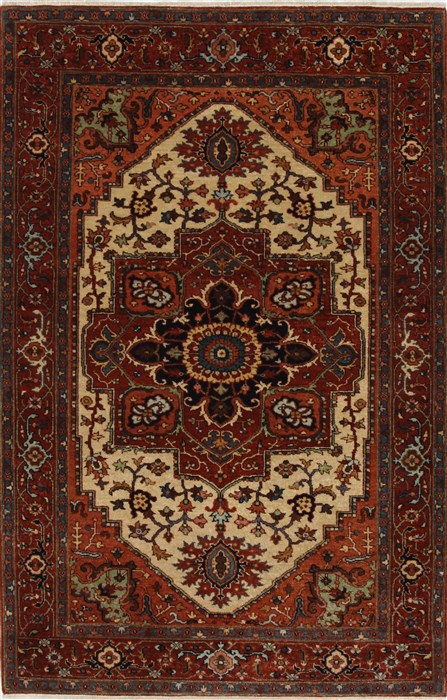 Serapi Brown Hand Knotted 311 X 61  Area Rug 250-27251 Image 0