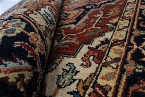 Serapi Brown Hand Knotted 40 X 511 Area Rug 250-27253 Image 12