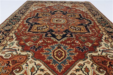 Serapi Brown Hand Knotted 40 X 511 Area Rug 250-27253 Image 3