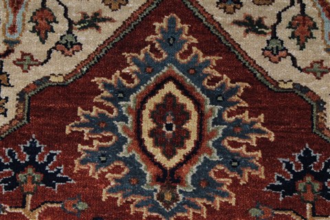 Serapi Brown Hand Knotted 40 X 511 Area Rug 250-27253 Image 8