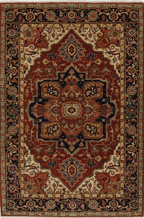 Serapi Brown Hand Knotted 40 X 511 Area Rug 250-27253 Image 0