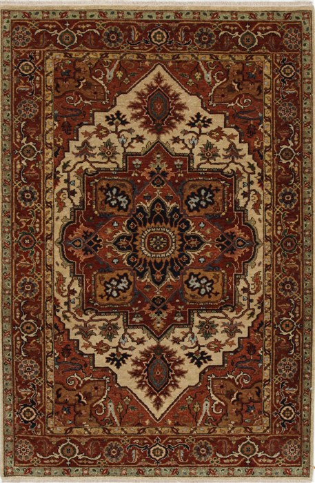 Serapi Brown Hand Knotted 311 X 60  Area Rug 250-27254 Image 0