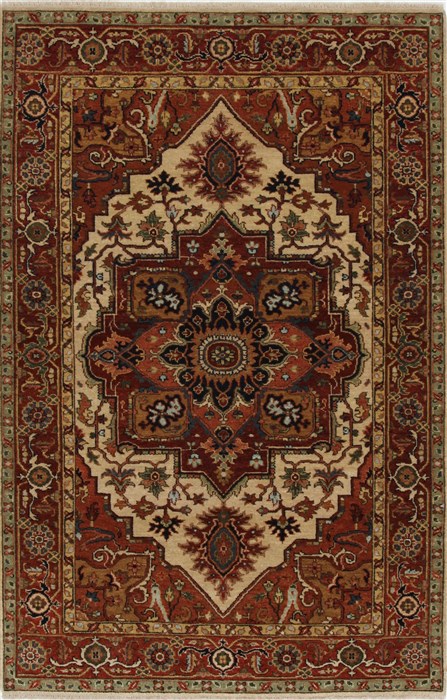 Serapi Brown Hand Knotted 311 X 60  Area Rug 250-27260 Image 0