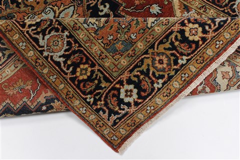 Serapi Brown Hand Knotted 40 X 60 Area Rug 250-27262 Image 2