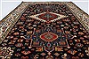 Karajeh Blue Hand Knotted 40 X 60 Area Rug 250-27263 Thumb 5