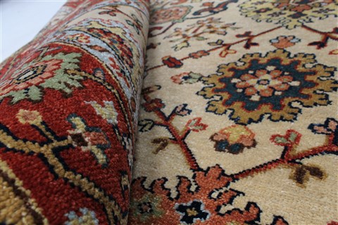 Serapi Beige Hand Knotted 40 X 60 Area Rug 250-27265 Image 1