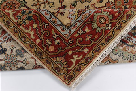Serapi Beige Hand Knotted 40 X 60 Area Rug 250-27265 Image 2
