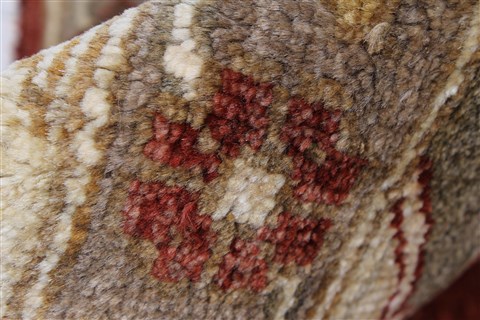 Pishavar Red Hand Knotted 51 X 68 Area Rug 250-27268 Image 13