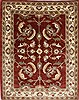 Pishavar Red Hand Knotted 51 X 68 Area Rug 250-27268 Thumb 0