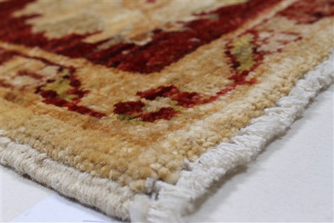 Pishavar Beige Hand Knotted 410 X 63 Area Rug 250-27269 Image 8