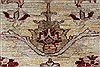 Pishavar Beige Hand Knotted 410 X 63 Area Rug 250-27269 Thumb 9
