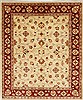 Pishavar Beige Hand Knotted 411 X 511  Area Rug 250-27270 Thumb 0