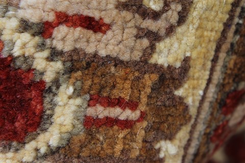 Pishavar Beige Hand Knotted 50 X 69 Area Rug 250-27271 Image 13
