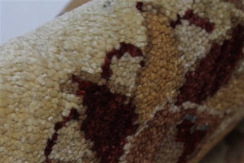 Pishavar Beige Hand Knotted 46 X 64 Area Rug 250-27272 Image 11