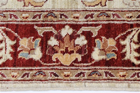Pishavar Beige Hand Knotted 46 X 64 Area Rug 250-27272 Image 5