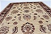 Pishavar Beige Hand Knotted 410 X 64  Area Rug 250-27275 Thumb 2