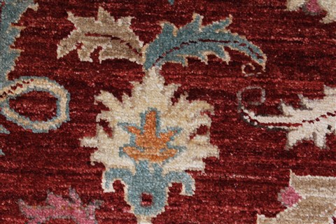 Pishavar Beige Hand Knotted 49 X 69 Area Rug 250-27276 Image 10