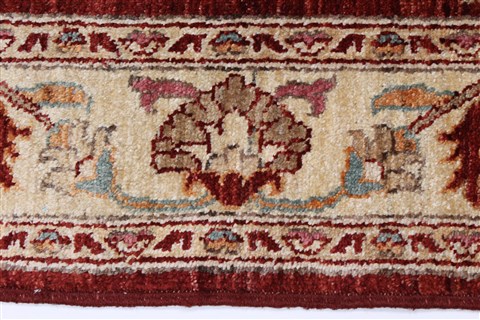 Pishavar Beige Hand Knotted 49 X 69 Area Rug 250-27276 Image 6