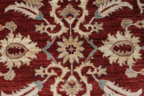 Pishavar Beige Hand Knotted 49 X 69 Area Rug 250-27276 Image 7